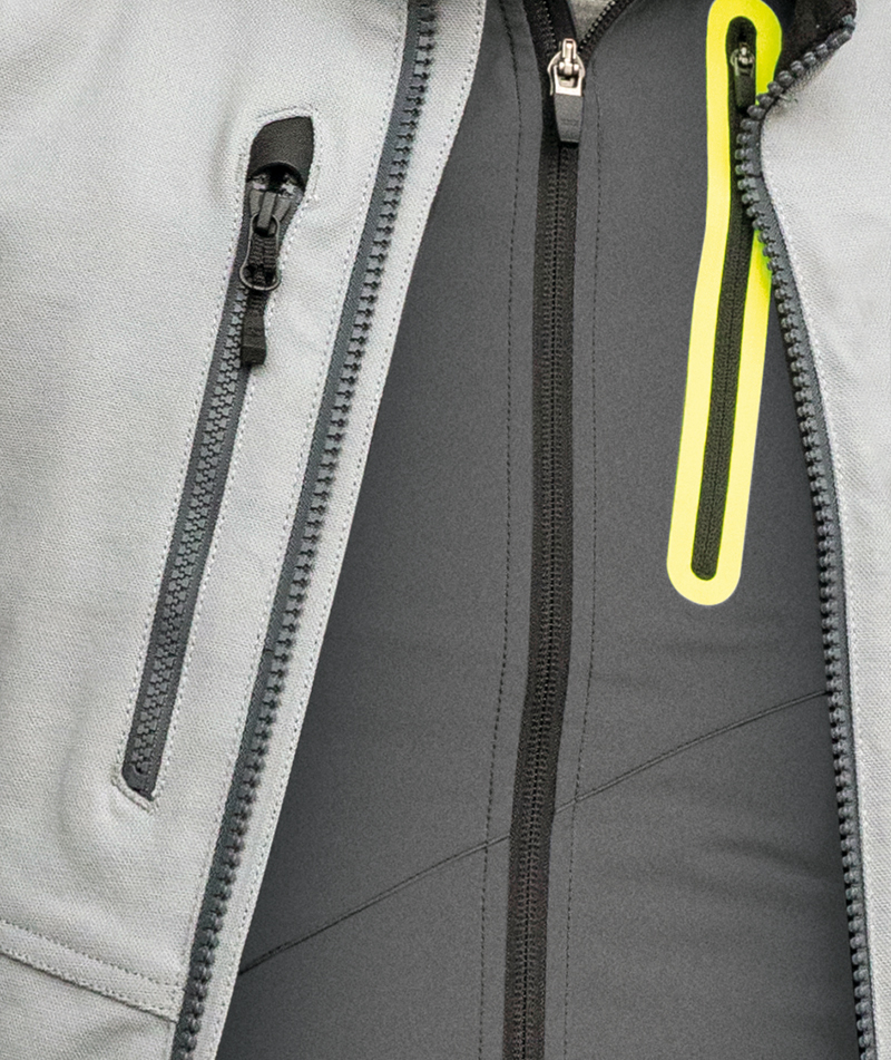 Motorcycle jacket layering